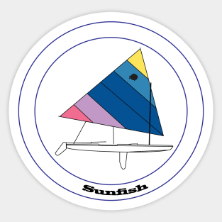 Sunfish Sailboat Sticker